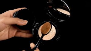 Kuas Oval Foundation Bentuk Sikat Gigi Gagang Brush Portable Makeup Blush Brush Fondation Blending Contour Face Shading