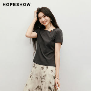 Red Sleeve Retro T-Shirt Unique Beautiful Beaded Collar Slimming Waist Summer New Womens Fashion Casual Cotton Blend Top