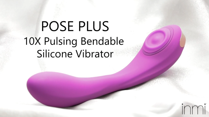 *NEW RELEASE* Inmi Pose Plus 10X Pulsing Bendable Rechargeable Silicone Vibrator