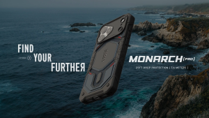 UAG Monarch Pro for iPhone 18 Pro Max | 18 Pro Leather | Carbon Fiber Magnetic Case Series with Camera Control Cover