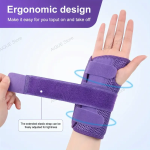AiQUE Fitness Wrist Wraps Weight Lifting Gym Wrist Straps Cross Training Padded Thumb Brace Strap Power Hand Support Bar
