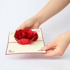 🔥HOT🔥 Pop Up Valentines Day Card 3D Love Pink Cherry Blossom Tree Couple Bird Anniversary Wedding Thank You Birthday for Wife Husband Her Him Couple Romantic Greeting Card