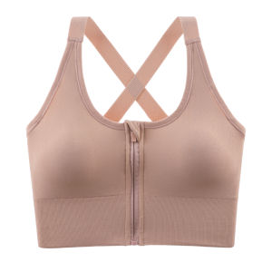 MiiOW | เสื้อชั้นในกีฬาสำหรับผู้หญิง Catman ความเข้มข้นสูง ป้องกันแรงกระแทก 2025 ฤดูร้อน ซิปหน้า ป้องกันการหย่อนคล้อย วิ่ง หลังสวย เสื้อชั้นในแบบเสื้อกั๊ก