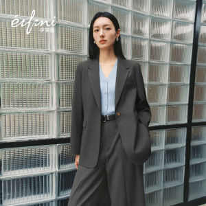 Eifini | Áo Blazer Phong Cách Học Đường Miu Nút Đơn