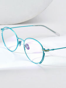 FONEX แว่นตากันแดดทรงกลมวินเทจย้อนยุคผู้หญิงดีไซน์แบรนด์สุดหรูกรอบแว่นตาไททาเนียมผู้ชายเบาพิเศษญี่ปุ่นคุณภาพสูงกำหนดเอง85719แว่นสายตา