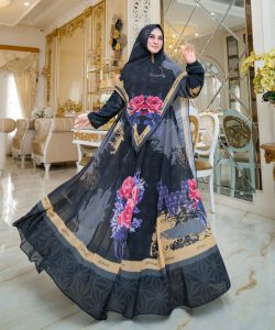 REALPICT COD GAMIS SYARI MOTIF BAHAN FULL CERUTY FULL FURING LD 110 PB 140 FREE HIJAB TERBARU TERMURAH BEST SELLER TANGAN PERTAMA KONVEKSI