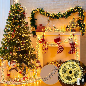 Firecracker LED String Lights with Remote Control EU plug Christmas String Lights for Christmas Tree Garden Outdoor Lighting