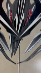 stiker striping honda blade 2012 2013 hitam abu lis body standar berkualitas original