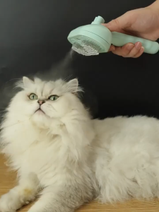 USB Charging Dog Comb Cat Comb with Water Spray Pet Hair Removal Comb Pet Comb Cleaning Pet Brush