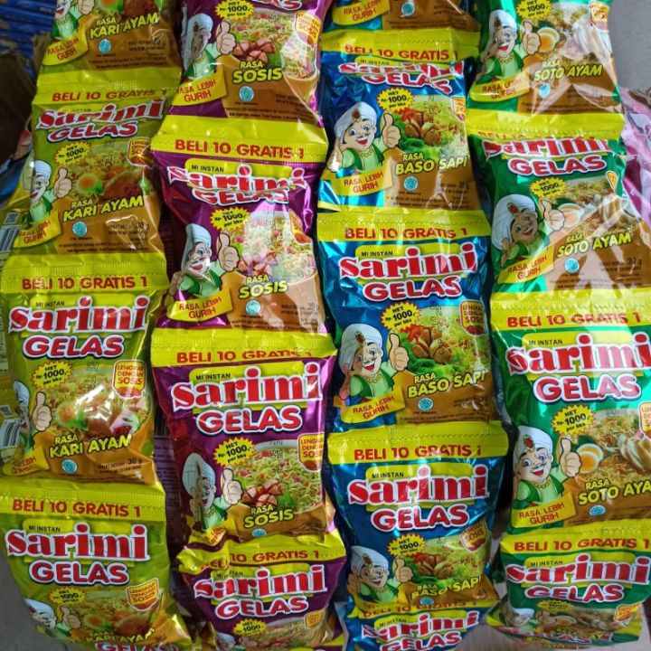 Sarimi Gelas Mie Instan All Varian 30gr Lazada Indonesia