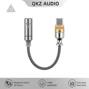 QKZ TC MAX Pro Type C To 3.5mm Audio Adapter Cable CX31993 HiFi DAC Digital Decoding Earphone Amplifier For iPhone15 16/Huawei