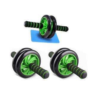 JBA Abs Roller Portable Removable Durable Anti Slip Silent Double Wheel With Foam Handle Ab Roller Wheel For Exercise Equipment For Home