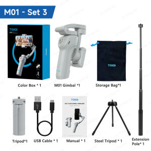 AXNEN | 3-Axis Handheld Selfie Gimbal Stabilizer Mobile Phone Face Tracking Anti-Shake Shoot for iPhone Android Smartphones Vlog YouTube