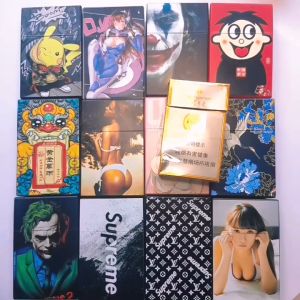 Fashion Men’S Pocket Cigarette Case Box Tobacco Holder Container 20pcs Drop-resistant Cigarette Case