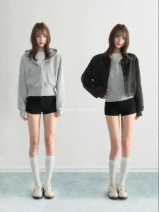 ARCG | Short Fleece Lined Fitted Hooded Jacket