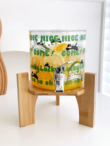 New Home Glass Cocktail Bucket Large Capacity Beverage Cold Drink Barrel with Tap Beer Barrel Creative Personality Juice Can