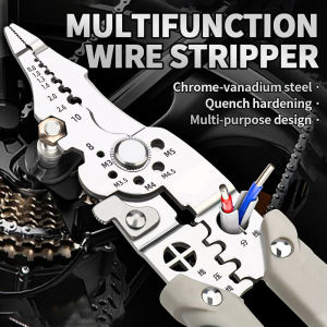 Wire Stripper Heavy Duty Multipurpose Pliers Professional Wire Cutter Stripper Crimping Tool