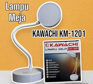 Lampu Meja Kawachi 20pcs SMD LED ACDC Dengan Layar Sentuh 3 Warna Cahaya KM 1201