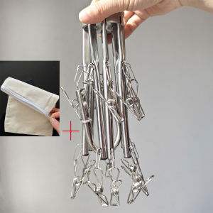 Portable Folding Stainless Steel Underwear Drying Rack Travel Friendly Baby Clothes Hanger Nordic Style Pure Color Design