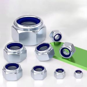 Nylon Insert Lock Nuts DIN985 Hex Self-Locking Nylock Nut DIY | M2 M2.5 M3 M4 M5 M6 M8 M10 M12 M16 -TG