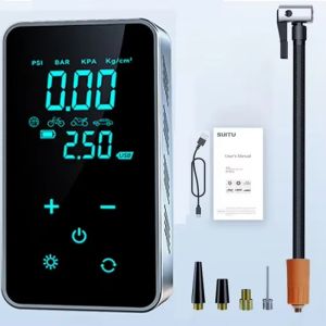 LEIBOO Wireless Air Pump 150psi Touch Screen Portable Electric Tire Inflator For Car Bike Motorcycle Mini Air Compressor