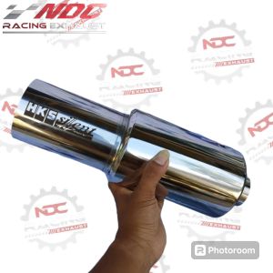 KNALPOT MOBIL RACING HKS SILENT HI POWER FULL STAINLESS SUARA BASS GAHAR COCOK UNTUK SEMUA JENIS MOBIL