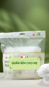 Quần Bỉm Cho Mẹ Sau Sinh MOAZ ECO Lõi 3D Thấm Hút Tốt Đai Co Giãn Mềm Mại Thoáng Khí Không Cộm