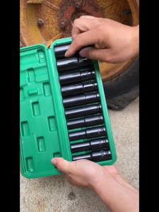 REAIM 20PCS  Impact Wrench Set  Garage Tool  hexagon socket  Hex Repair Tool Corrosion-resistant impact wrench