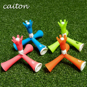 Caiton 1PC ปรับสามเหลี่ยม Golf TEEแม่และเด็กแม่เหล็กคลิปหมวก Compatibleทนทานมั่นคงนํากลับมาใช้ใหม่4 สี