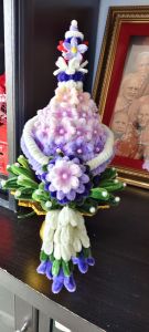 พานไหว้ครูลวดกำมะหยี่