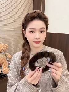 Fluffy Headband Leopard 🎀 豹纹带齿毛绒发箍 Cekak Rambut Gelang Kepala Cuci Muka Wanita Female Hair Accessories