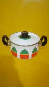 Nồi men nội địa Nhật size 21.5cm cao 12cm (mã 759) Dùng được bếp từ