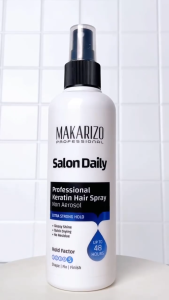 Makarizo Professional Salon Daily Professional Keratin Hair Spray Non Aeorosol | Extra Strong Hold 200ml