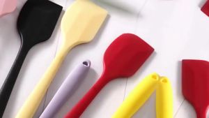 OUHOE | Dụng Cụ Làm Bánh Bằng Silicon Chịu Nhiệt Cao - Phới Làm Phẳng Bánh Kem Thân Thiện Với Môi Trường Không Dính Dụng Cụ Cạo Bột Dùng Cho Làm Bánh & Bánh Ngọt