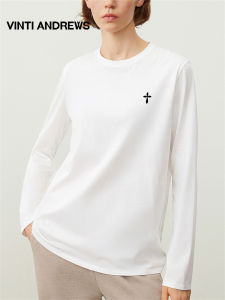 Soft Long Sleeve Cotton White Top