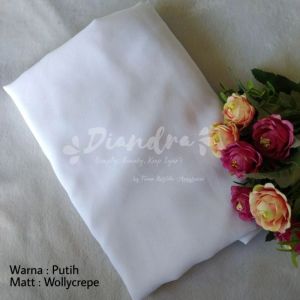 DIANDRA HIJAB Khimar Jilbab Syari Jumbo Wollycrepe Non Pet XXL Murah Bisa COD