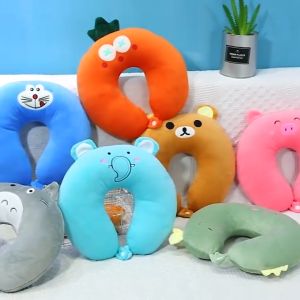 saniro Kuromi travel cute pillow cartoon plush spine protection spine U-shaped pillow travel cervical support pillow