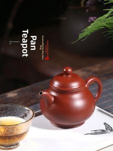 CANGHUTIANXIA | Bộ Đồ Trà Bàn Tay Gốm Đất Nung Yixing Màu Đỏ