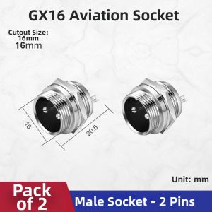 kuicc | Aircraft Socket Connector 16mm