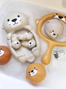 Bathing Toy for Babies And Children Bath Time Fun Water Resistant Floatable Animal Shape Chewable Safe Bath Play for Boys And Girls