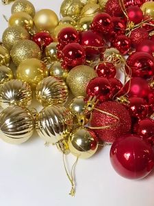 30/40/60/80mm Christmas Tree Decoration Ornaments Christmas Ball Decoration Party Home Decoration