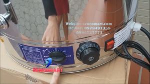 Nồi Nấu Phở Hủ Tiếu Mâm Nhiệt 50L Đặt Bàn Có Giỏ Lọc Xương