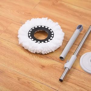 <105> Bộ Thùng Cây Lau Nhà Xoay Không Cần Giặt Tay Kết Hợp Cây Lau Nhà Dày Lau Khô Thùng Cây Lau Nhà Tám Ký Tự