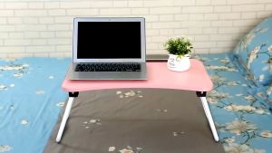 Small/Mini Foldable Table/Bed Laptop Table/Notebook Table Computer Desk Portable Multipurpose/Meja Lipat Kecil