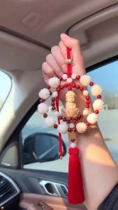 Liên Hoa Treo Xe Ô Tô Khánh Phật Như Lai 10 Bông Sen Và Đài Sen Vạn Dặm Bình An