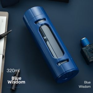 JIFANPAUL | Portable Heat-Resistant Anti-Slip Glass Water Bottle