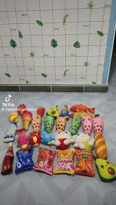GẤU BÔNG ĐỒ VẬT GẤU BÔNG TRÁI CÂY BÁNH MÌ CÁ CHÉP BÌNH SỮA CÀ RỐT GẤU BÔNG ĐỒ CHƠI NHỒI BÔNG CHO BÉ ĐỒ CHƠI GIAO DỤC
