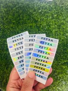 STIKER NAMA PENANDA BUKU PENSIL HOLOGRAM