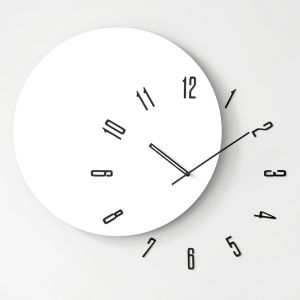 Minimalis Nordic siri jam dinding baru jualan panas rumah ruang tamu mudah dan fesyen bisu jam kreatif hiasan seni vintaj 60*53CM