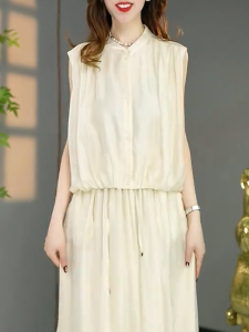 QINGNAER | Chinesestyle Mandarin Collar Blouse